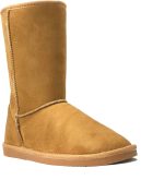 Women Suede Faux Fur Mid-Calf Classic Winter Boots Rubber Sole - Image 2